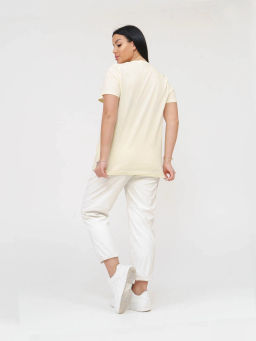 Футболка женская, цвет желтый - Барболета фото 4