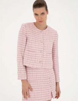 Pembe T_vit Crop Ceket - Pierre cardin фото 3