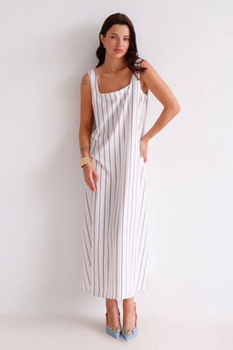 Martichelli Платье белое в полоску  фото 26