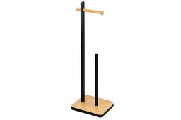 Держатель для туалетной бумаги 22*18*68 см на бамбуковой подставке