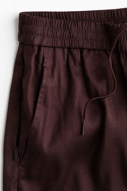 Shorts en mezcla de lino Easy-care Relaxed Fit - H&m фото 9