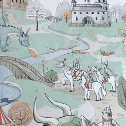 Постельное бельё 1.5-спальное «Этель» Dragon kingdom, бязь