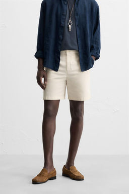 PLEATED REGULAR FIT BERMUDA SHORTS - Zara фото 21