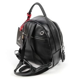 Женский кожаный рюкзак SV-13060 Блек - Sergio valentini фото 3