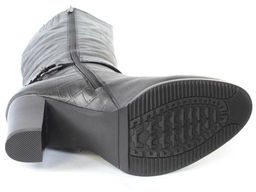 02-M17-1062 XV52-R162RM N1744 BLACK Сапоги женские (натуральная кожа, натуральный мех (евромех)) - Фабричный китай фото 10