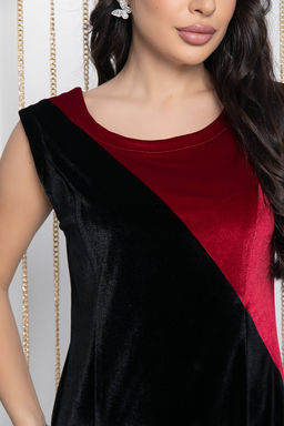 Платье Эстон (черно-красное) П12026 - Lt collection фото 3