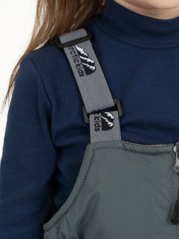 Полукомбинезон детский зимний серый