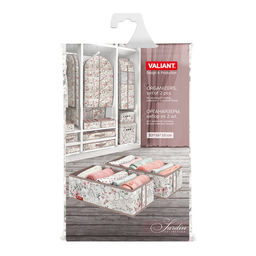 VAL JR-S2 Набор органайзеров для белья, 2 шт., без крышки, 32*16*10 см, JARDIN, шт