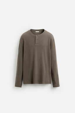 RIBBED TEXTURED T-SHIRT - Zara фото 15