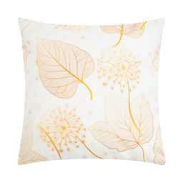 Наволочка декоративная Этель Листики 40х40 см, 100% п/э