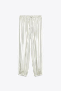 FOIL SAROUEL TROUSERS - Zara фото 5