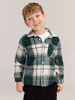 Ekose Uzun Kollu Erkek ?ocuk G?mlek