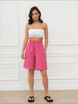 Шорты женские Лён-2 Светло-голубой - Modamica фото 34