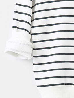 Bisiklet Yaka ?izgili Erkek Bebek Sweatshirt - Waikiki фото 3