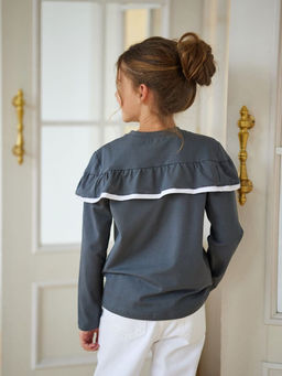 Лонгслив S0231 - Радужный хлопок фото 2