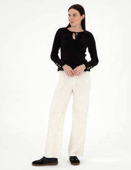 Siyah Slim Fit Kazak - Pierre cardin фото 4
