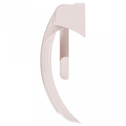 Держатель для туалетной бумаги пластмассовый 16х115х5,5см, бежевый, (без крепежей) (Россия)