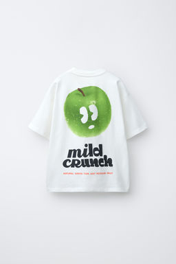 CAMISETA ESTAMPADO MANZANA / Lima claro - Zara фото 2