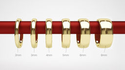 Кольцо "обручальное" К7.745 (3мм)