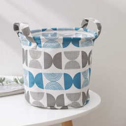 Корзинка для хранения с ручками Доляна Песок, 212120 см, цвет голубой