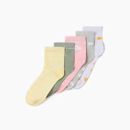 Носки женские KAFTAN Spring, набор 5 пар, размер 36-40 (23-25 см)