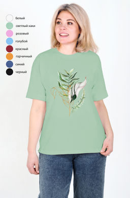 Футболка Алиса Ф-93А (44-62) кулирка - Лотос фото 57