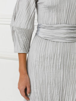 Платье из вискозы с эффектом креш