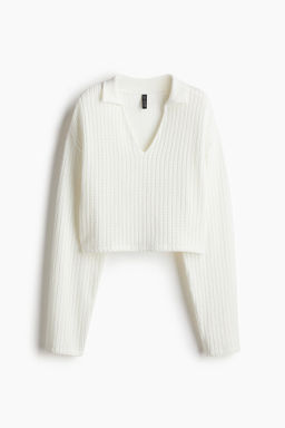 Jersey oversize efecto punto trenzado