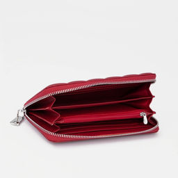 Кошелёк на молнии, цвет красный - Simaland фото 3