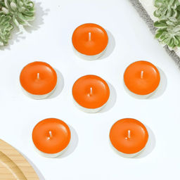 Свечи чайные ароматические, 6 штук, апельсин - Богатство Аромата фото 2