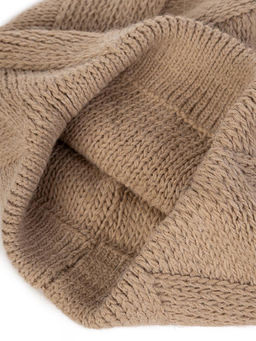 Шапка жен. шерсть+акр LB-BR55029 beige - Labbra фото 8