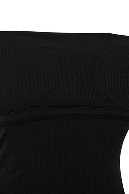 TRENDYOLMILLA Ekru Gogus Pedli Ask?l? Fitted/Vucuda Oturan Orme Atlet TWOSS25AL00058  фото 7