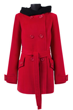 01-05648 Пальто женское демисезонное (пояс) - El podio фото 7