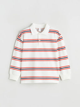 Polo Yaka ?izgili Erkek ?ocuk Ti??rt