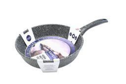 Сковорода Карелия Природные минералы, несъемная ручка, 22 см - Нева металл посуда фото 2