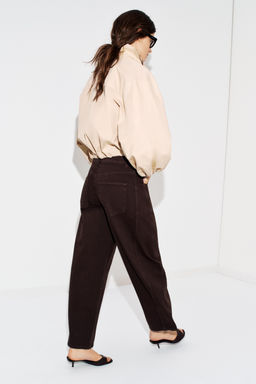 SANDALIA TAC?N BAJO / Marr?n - Zara фото 6