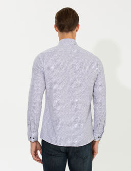 Mor Slim Fit Uzun Kollu G_mlek