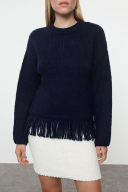 Tas Yumusak Dokulu Puskul Detayl? Triko Kazak TWOAW25KZ00063 - Trendyolmilla фото 12