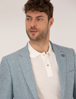 Mavi Ekstra Slim Fit Keten Kar___ml_ Blazer Ceket