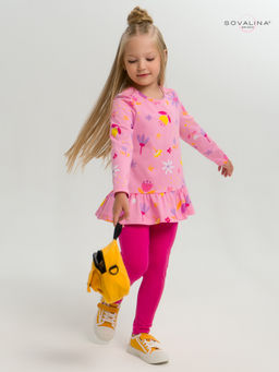 Костюм Алиса цветы барби-фуксия - Sovalina фото 19