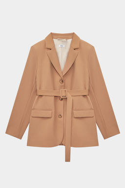 Жакет прямого кроя со съемным поясом - Mollis фото 6