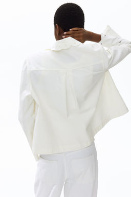 Chaqueta de sarga con bordado ingl?s - H&m фото 6