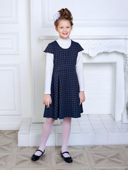 Школьный сарафан "Марина",серый