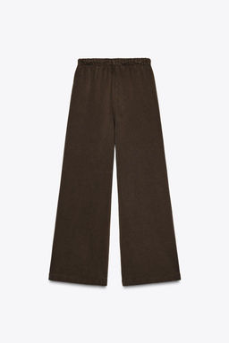 STRAIGHT-LEG PLUSH TROUSERS - Zara фото 33