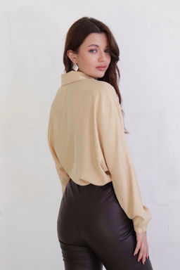 Рубашка базовая летучая мышь со спущенной линией плеча - Martichelli фото 24