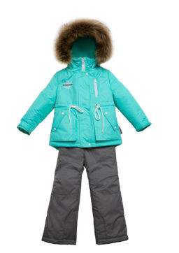Комплект для девочек (куртка и полукомбинезон) 7365-И