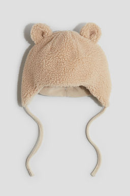 Gorro beanie con orejeras y forro polar