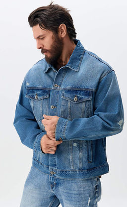 Куртка джинс P611-1285 l.blue - Primm фото 7