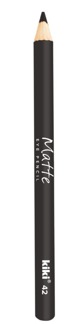 KIKI Карандаш для глаз MATTE 42, серо-коричневый  фото 2