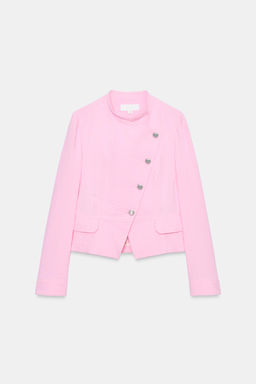 BLAZER CRUZADA 100% ALGOD?N / Rosa - Zara фото 8
